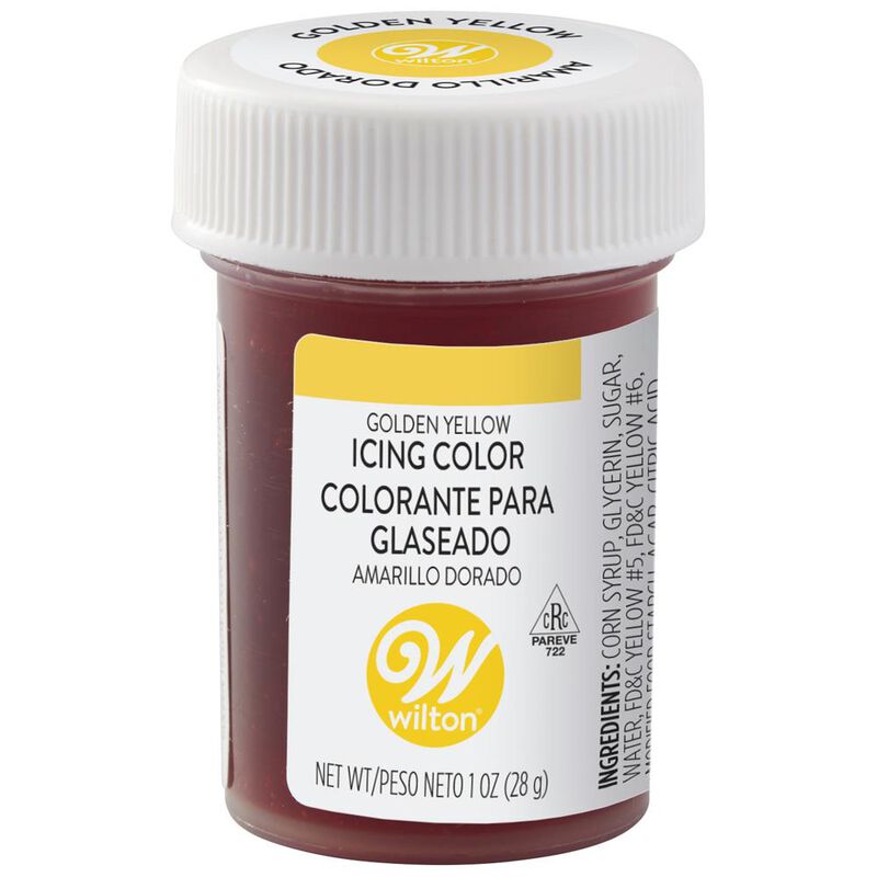 Wilton Gel Food Colouring 1oz – Golden Yellow – Golden Stars Trading